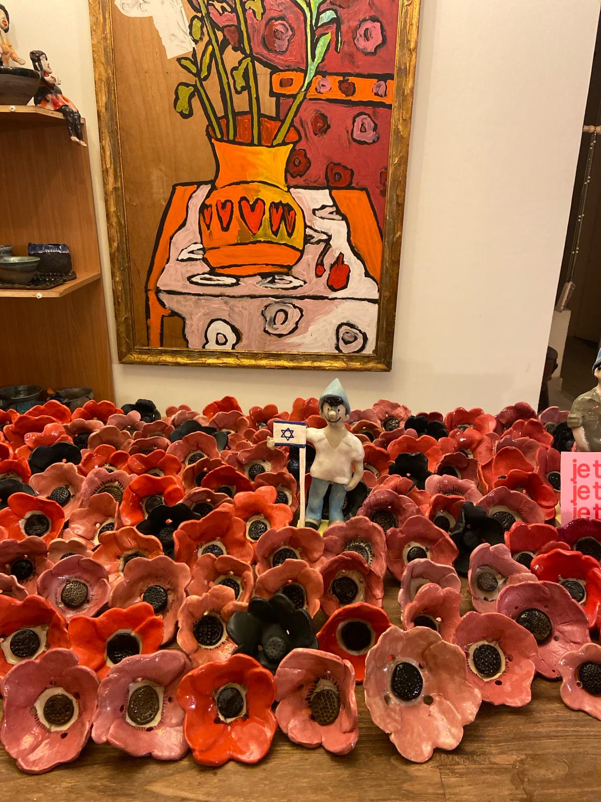 Ceramic poppies 5