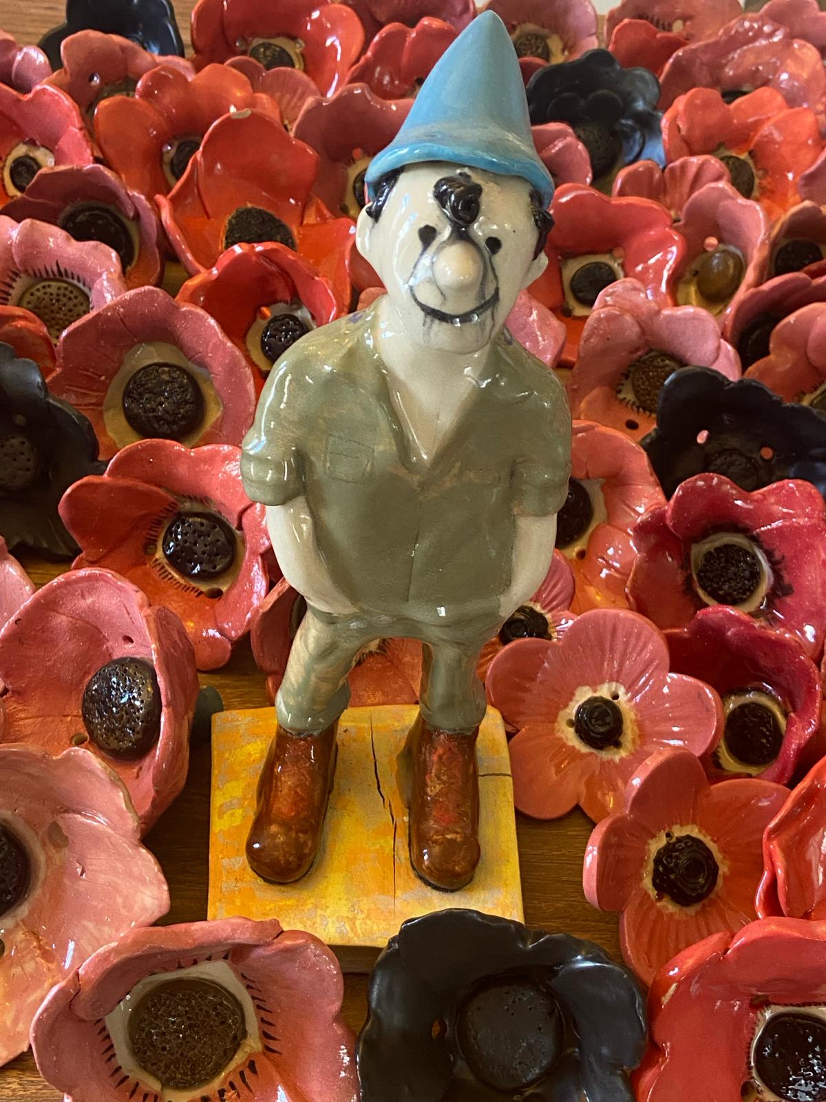 Ceramic poppies 6